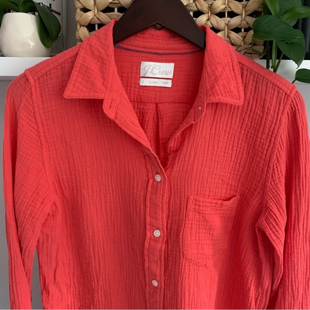 • [J. Crew] Cotton Long Sleeve • - Picture 2 of 12